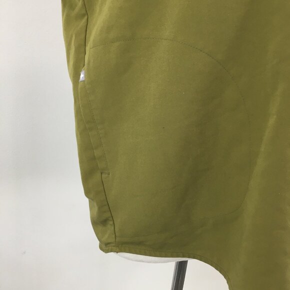 FIGS Oversized Olive Green RAFAELA Mandarin Collar Medical Scrub Top Shirt - Picture 10 of 11